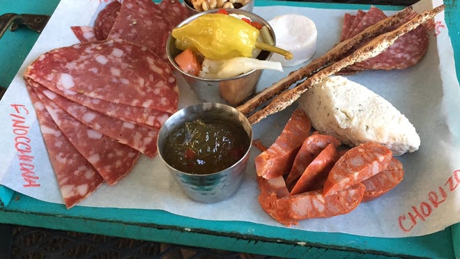 Charcuterie at Cozy's Cottage.