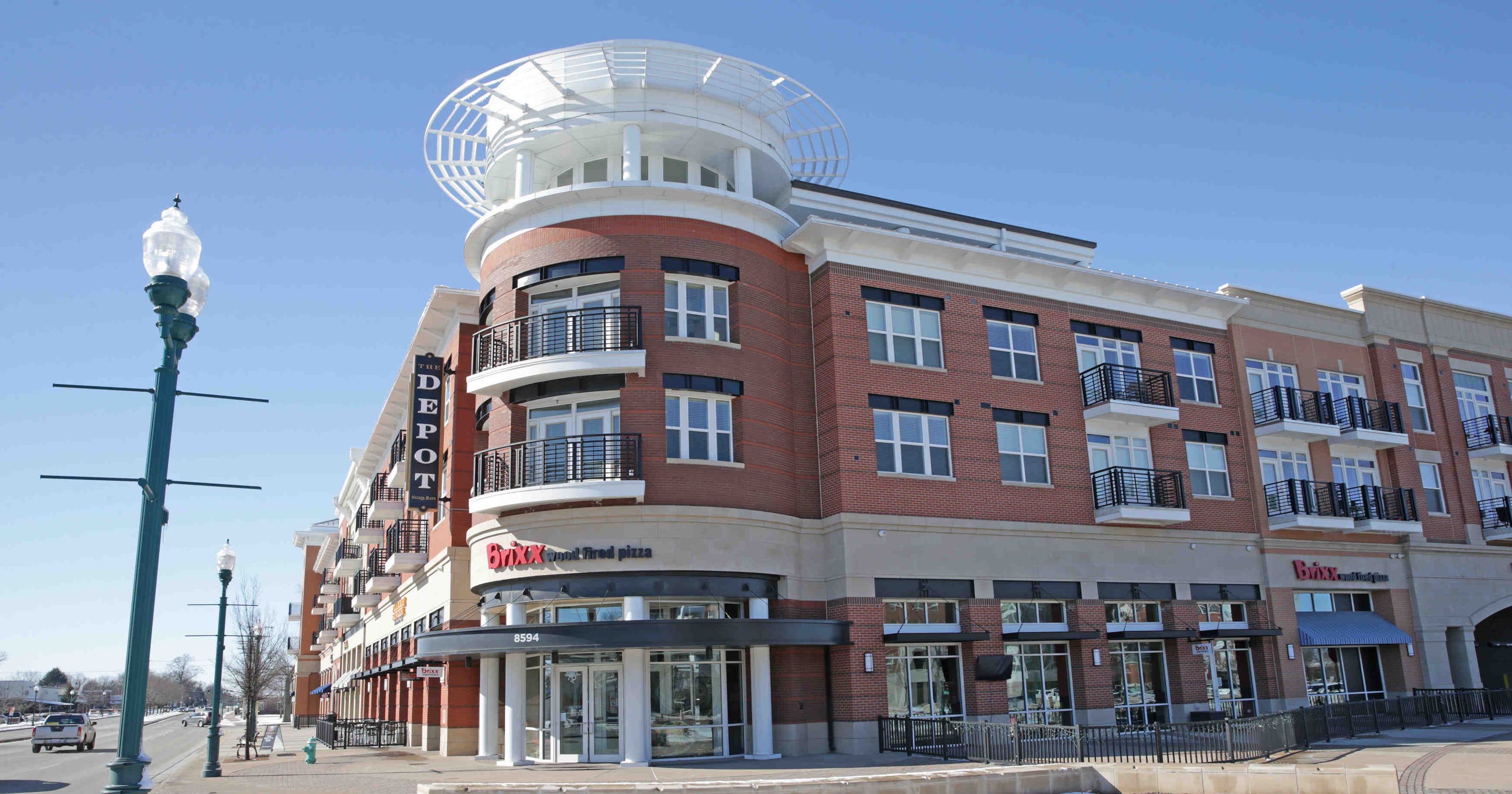 Who lives in downtown Fishers?