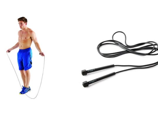 Step up your cardio routine with a speed jump rope.