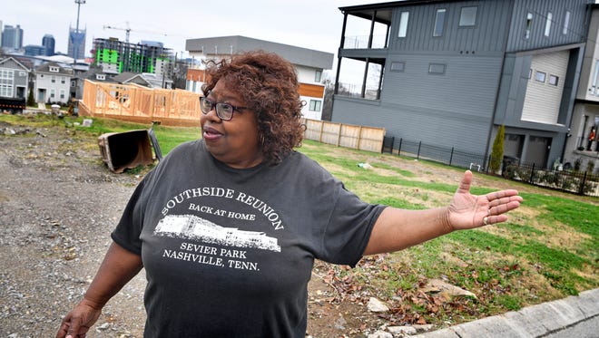 Janice Key lived in the Edgehill area of Nashville most of her life until new homes started going up an she felt squeezed out by newcomers. She sold and moved near Rivergate.Thursday Dec. 21, 2017, in Nashville, TN