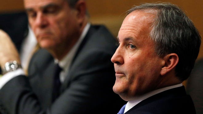 During a meeting with President Donald Trump, Texas Attorney General Ken Paxton said the fence in El Paso proves that a border wall will work.