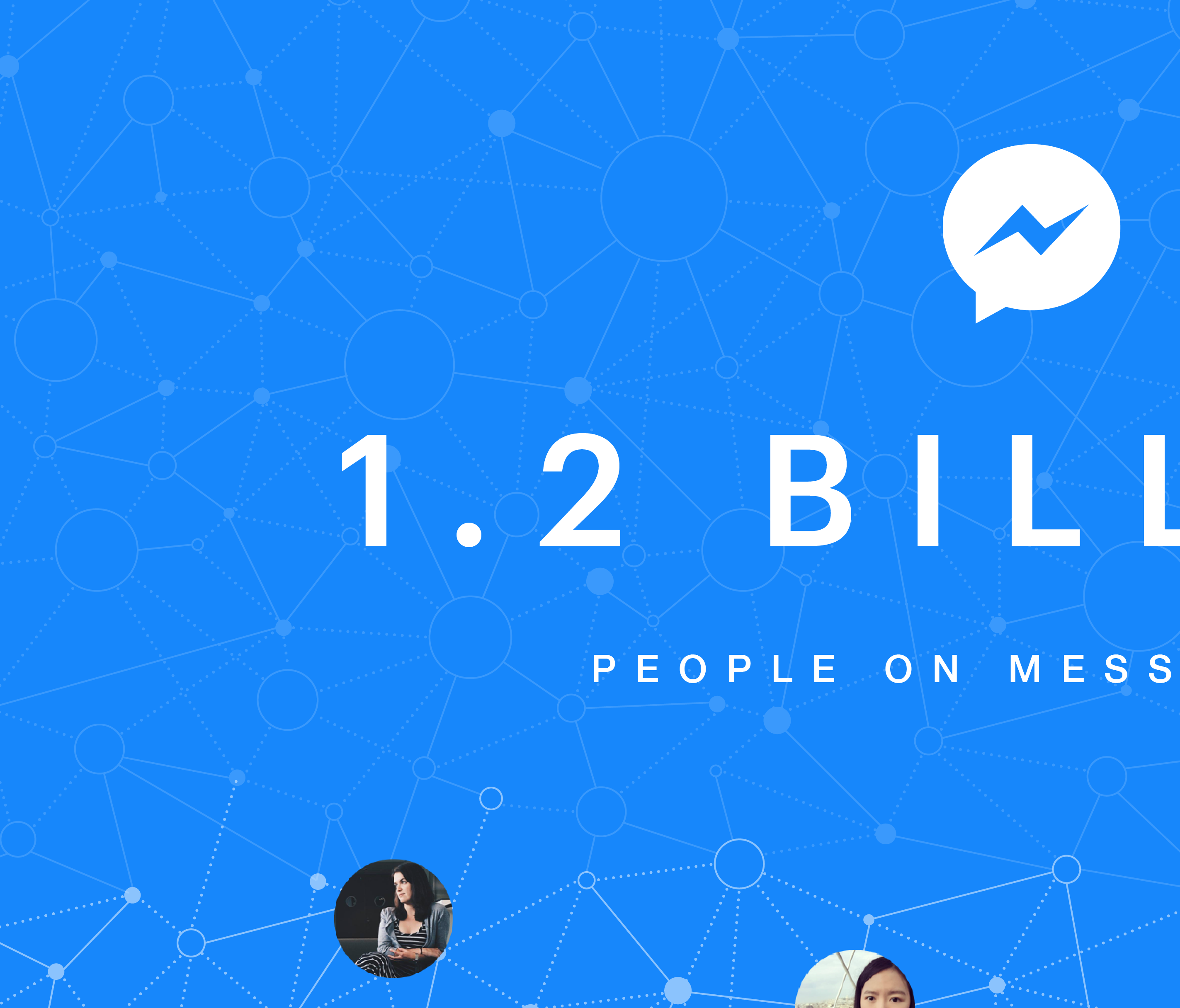 Facebook Messenger says it now has 1.2 billion monthly active users.
