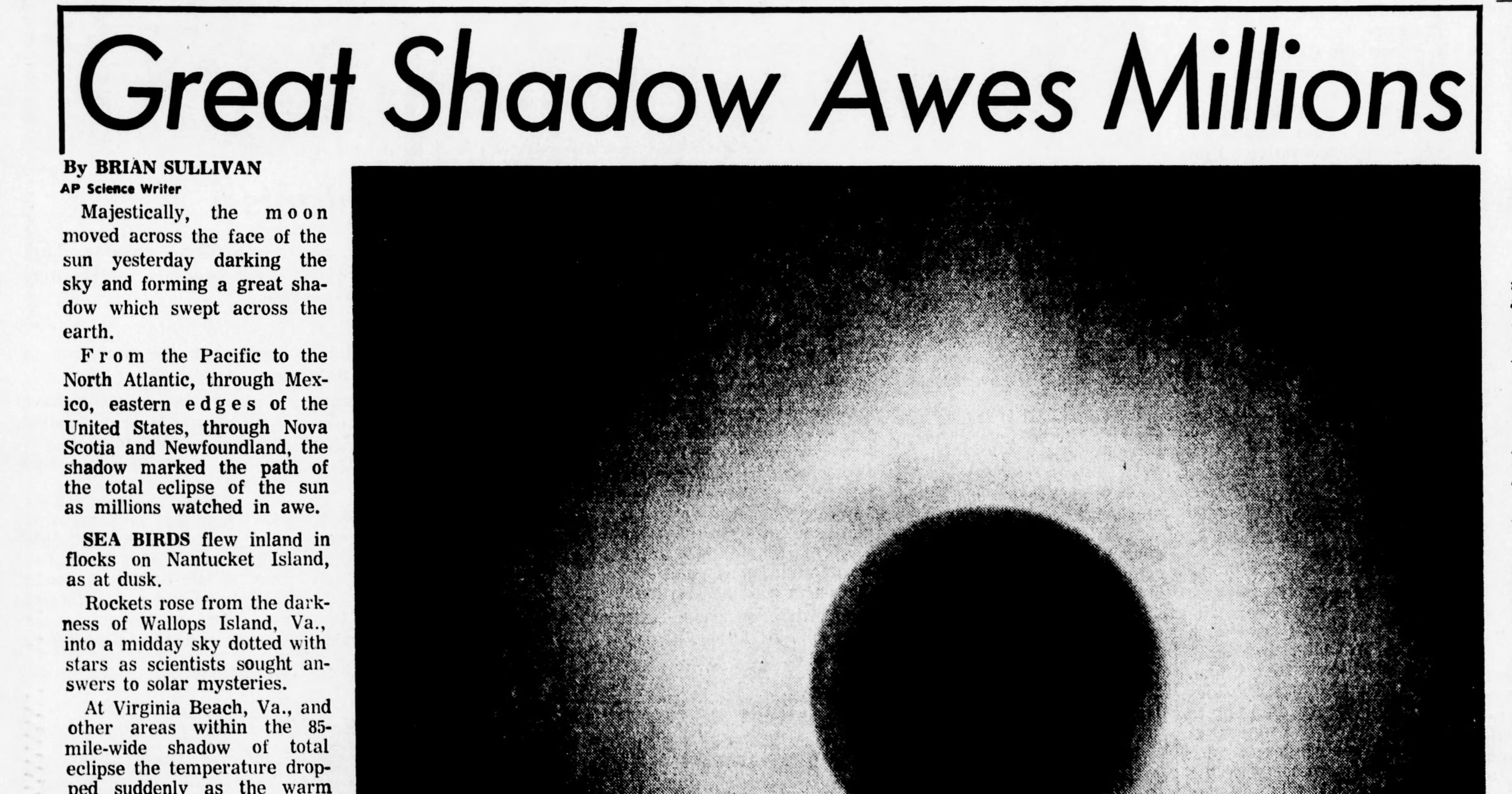 Solar Eclipse 10 historic reports of past eclipses