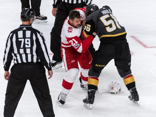 Oct. 13: Vegas Golden Knights left wing Erik Haula