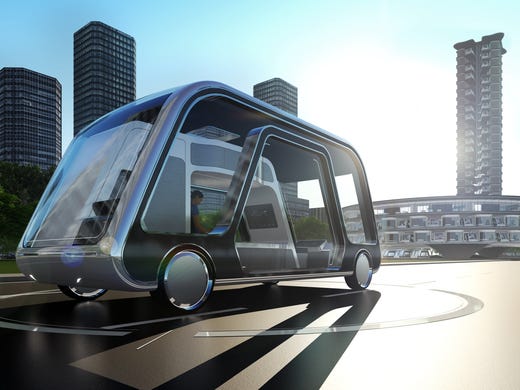 Image result for A self-driving mobile hotel room