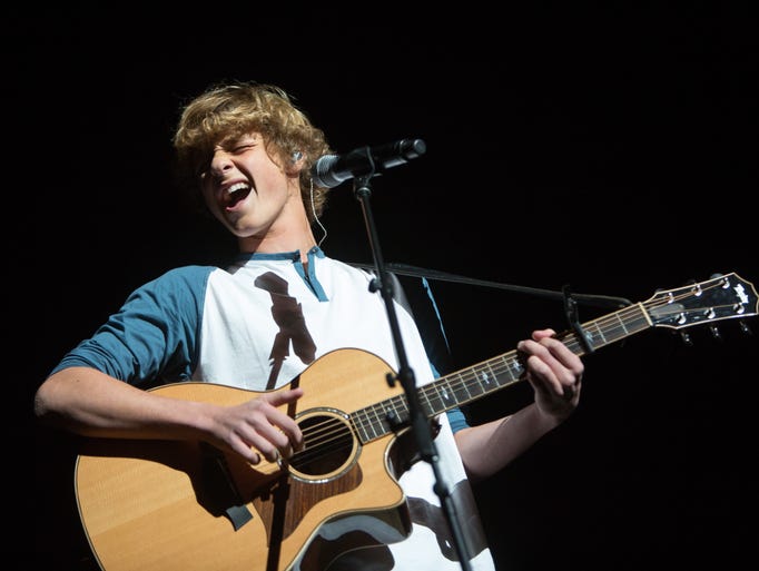 Cody Lovaas performs his first ever show on tour Monday,