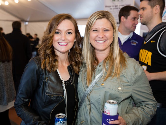 Ceslie Ozbun, 25, (left) and Mallory Shafer, 25, both