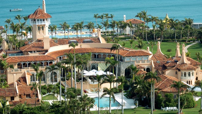 Aerial view of Mar-a-Lago, the oceanfront estate of Donald Trump in Palm Beach, Fla., on Jan. 22, 2005.