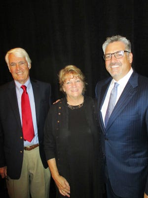 Steve and Nancy Hayes with Steve Hayes at the World Orphan Fund gala.