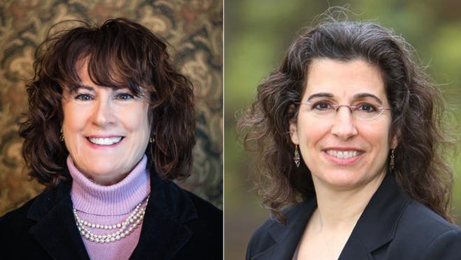 Republican Sally Siegrist, left, and Democrat Vicky Woeste are running for the Indiana House District 26 seat.