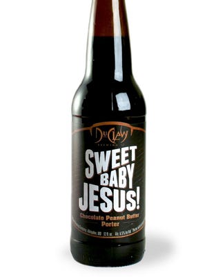 DuClaw Brewing Company’s beers coming to the Greater Cincinnati area include Sweet Baby Jesus! Chocolate Peanut Butter Porter.