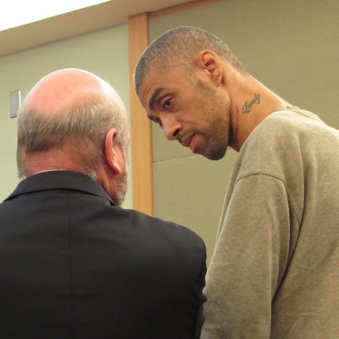 Anthony Mahabir at arraignment on attempted murder