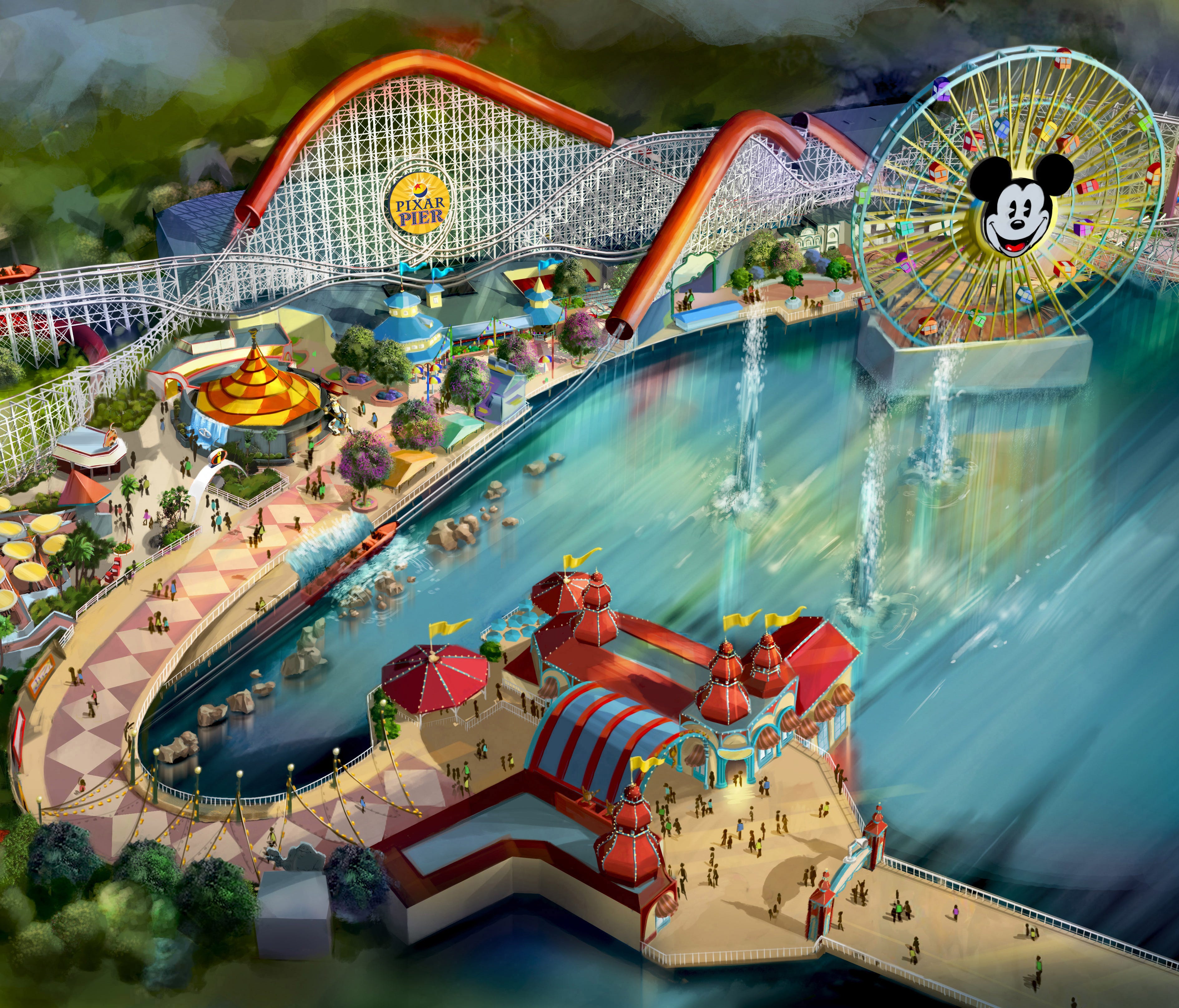 Summer 2018 will bring a transformed land when Pixar Pier opens for guests to experience at Disney California Adventure park, featuring the new Incredicoaster inspired by Disney•Pixar's 
