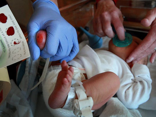 Newborn-testing records lost