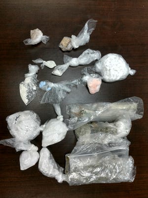 The U.S. 23 Task Force reported finding a meth lab, methamphetmine, heroin with fentanyl, cocaine, hallucinogenic mushrooms, and marijuana during a search at 7254 Lower Twin Road on Wednesday, April 25, 2018.