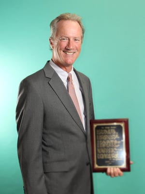 Clinton-based Unity Bank is giving away $25,000 in celebration of its 25th anniversary. Pictured is President-CEO Jim Hughes with a recent banking award.