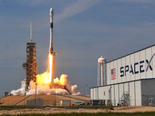   The first SpaceX Falcon 9 Block 5 rocket launches the 