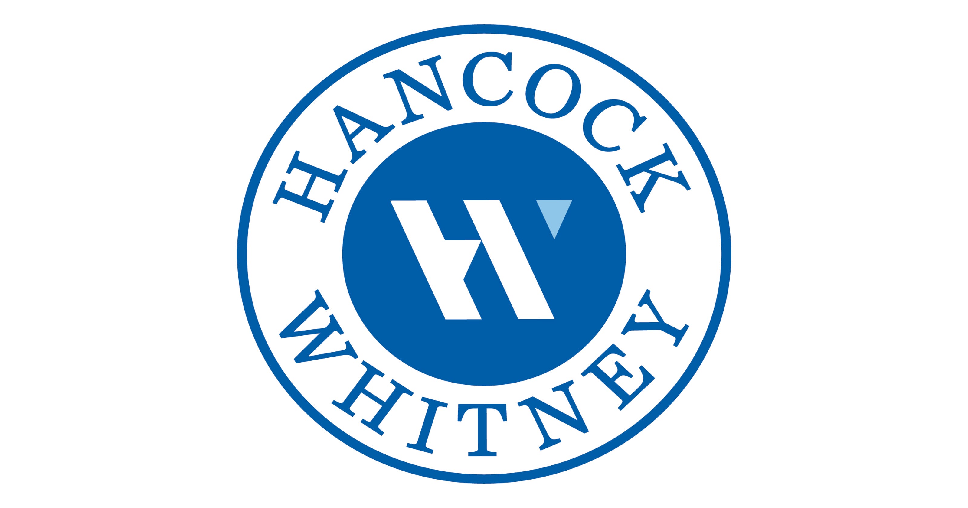 Hancock Whitney Bank new brand name and logo