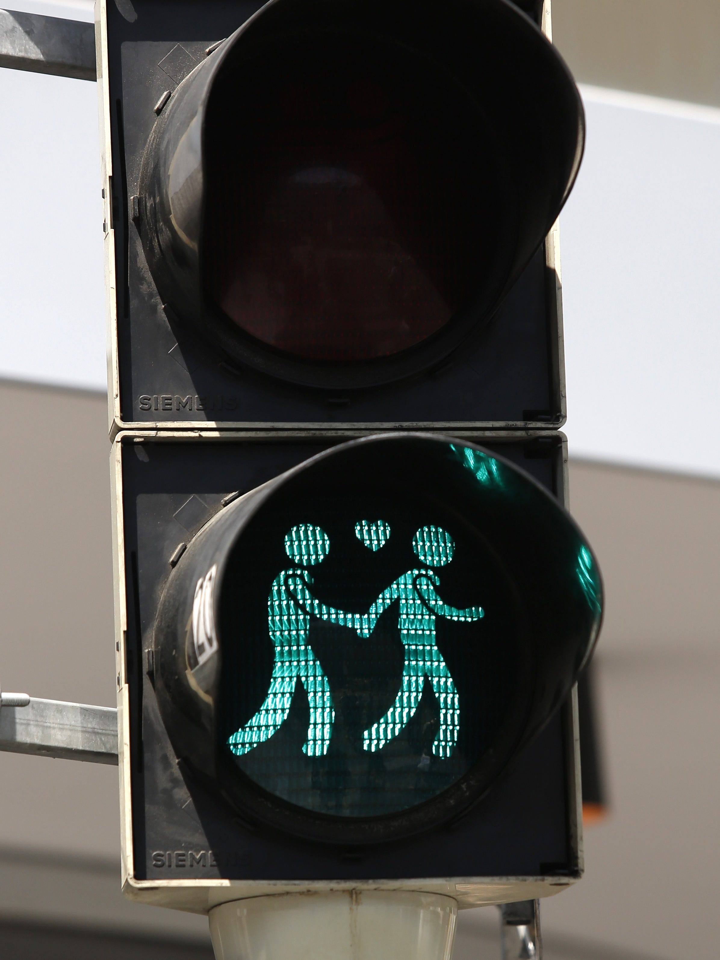 Same-sex couple traffic take over Vienna