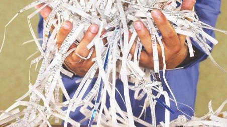 Experts say shredding personal documents is an important tool in fighting identity theft.