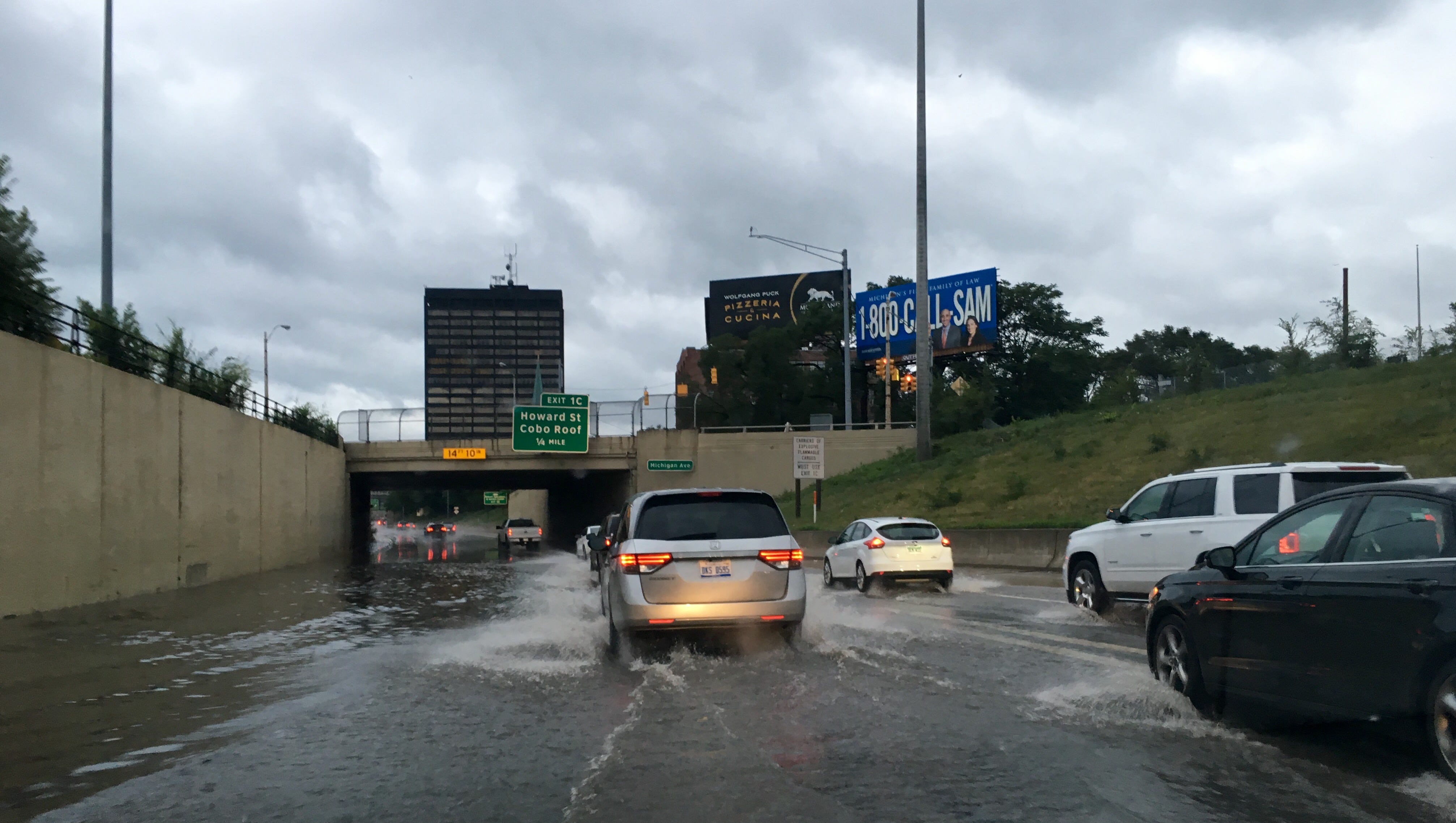 Flooded Metro Detroit Roads Mostly Cleared