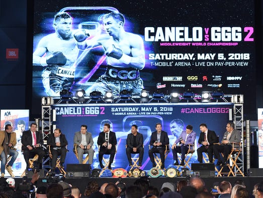 Saúl "Canelo" Álvarez y Gennady Golovkin se vieron