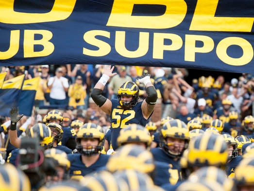 Go through the gallery to view Michigan's football