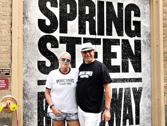 Gale and Bill Gray of Asbury Park outside the Watler