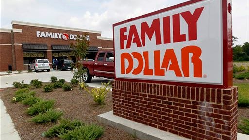 This Tuesday, Aug. 19, 2014 photo shows the Family Dollar store in Ridgeland, Miss.