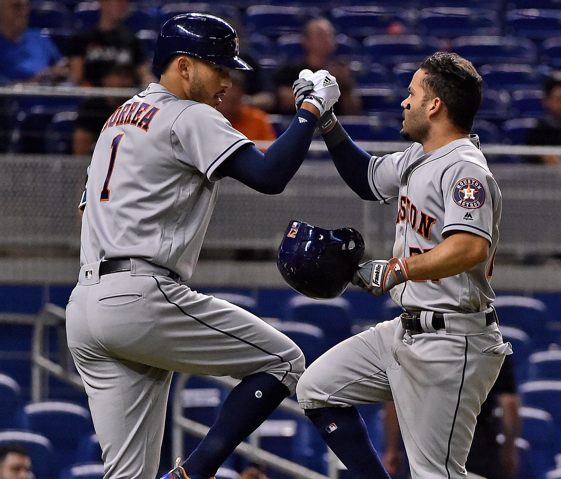 Carlos Correa and Jose Altuve have led the Astros to the league's best record.