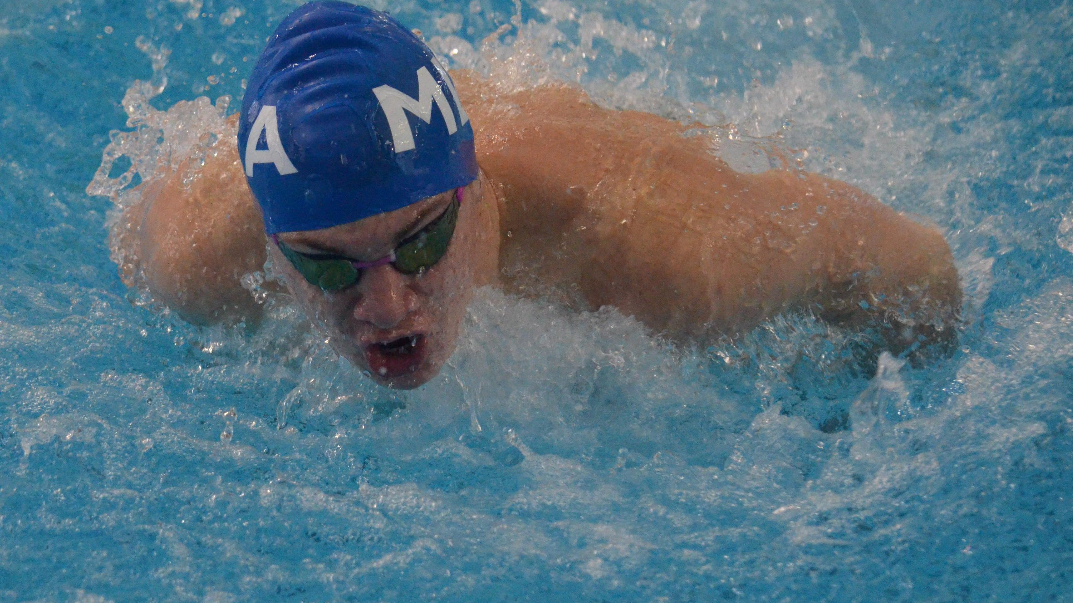 Ian Miskelley swims for MLA at Holland Community Aquatic Center.