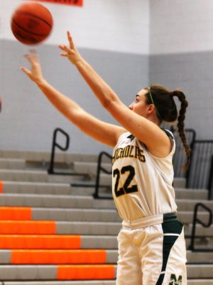 Payton Ramey scored a game-high 19 points for McNicholas in a 56-49 win over Mercy Monday.