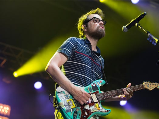 Weezer performs Saturday, July 11, 2015 at the 80/35