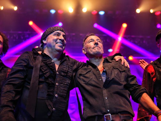 Stevie Van Zandt and Bruce Springsteen at the Count