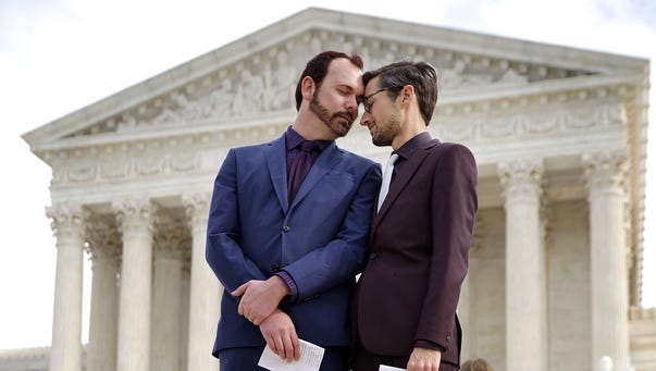 Charlie Craig and David Mullins had good seats at the