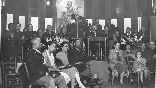 An event inside the Mountain View Officers Club, circa 1943.