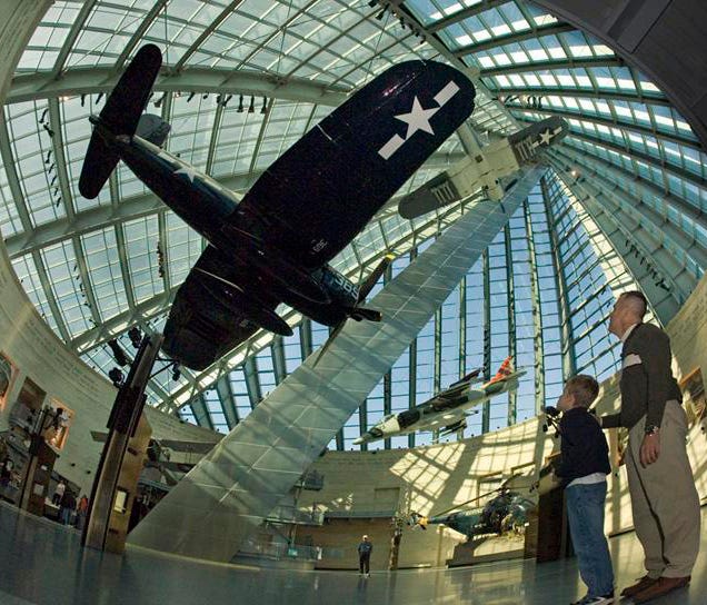 The National Museum of the Marine Corps in Triangle, Va., celebrates the Corps in a modern immersive museum.