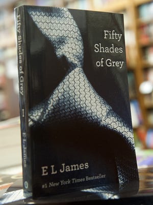 The movie "Fifty Shades of Grey," based on the novel by E. L. James, will be released this weekend.