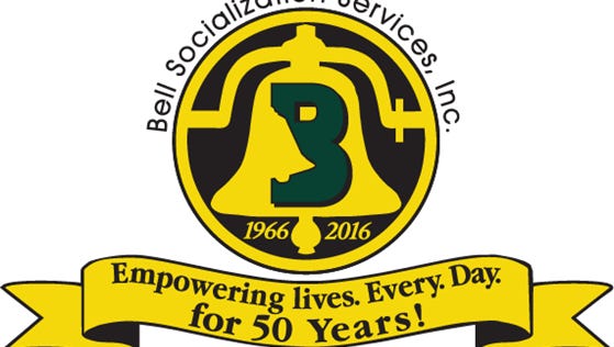 The new logo designed for Bell's 50th anniversary by Jean Klinedinst.