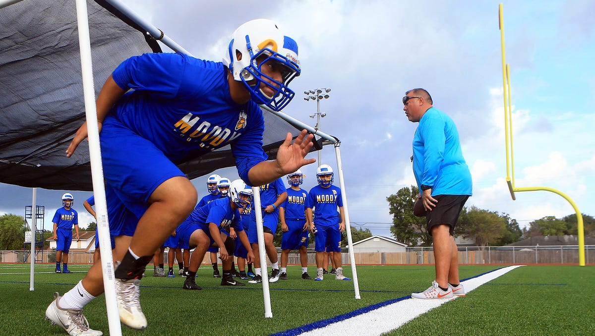 Moody High School Football Practice