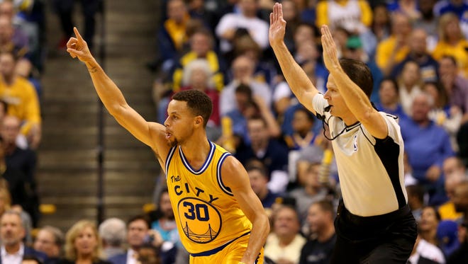 Golden State's Stephen Curry became the first unanimous MVP in the league's history. He also won the award last season.