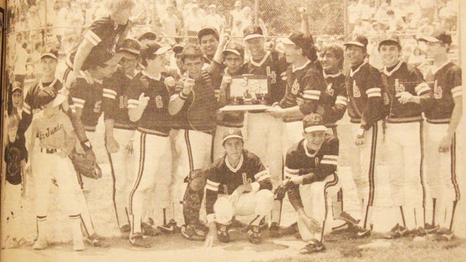 The 1986 La Junta High School state baseball championship team.