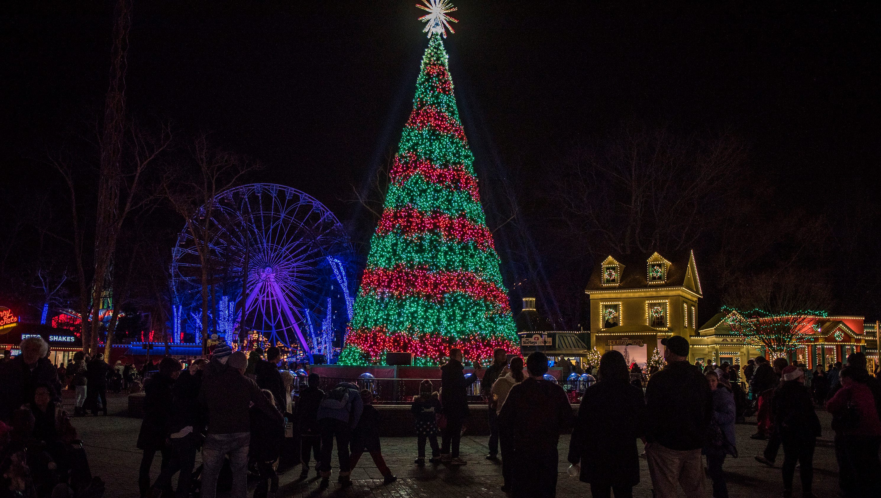 Six Flags shines with Holiday in the Park celebration