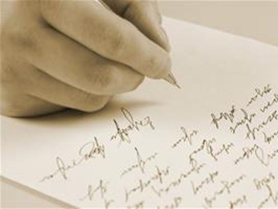 Handwritten letters are more personal than a text or