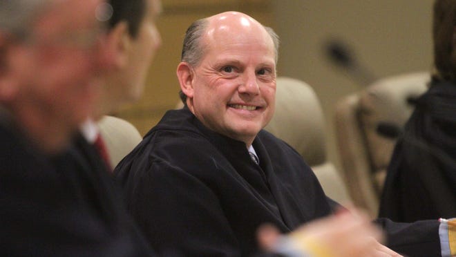 Sen. Greg Lavelle criticized Delaware Chief Justice Leo Strine, shown here, for comments Lavelle says inappropriately linked Delaware to North Korea.