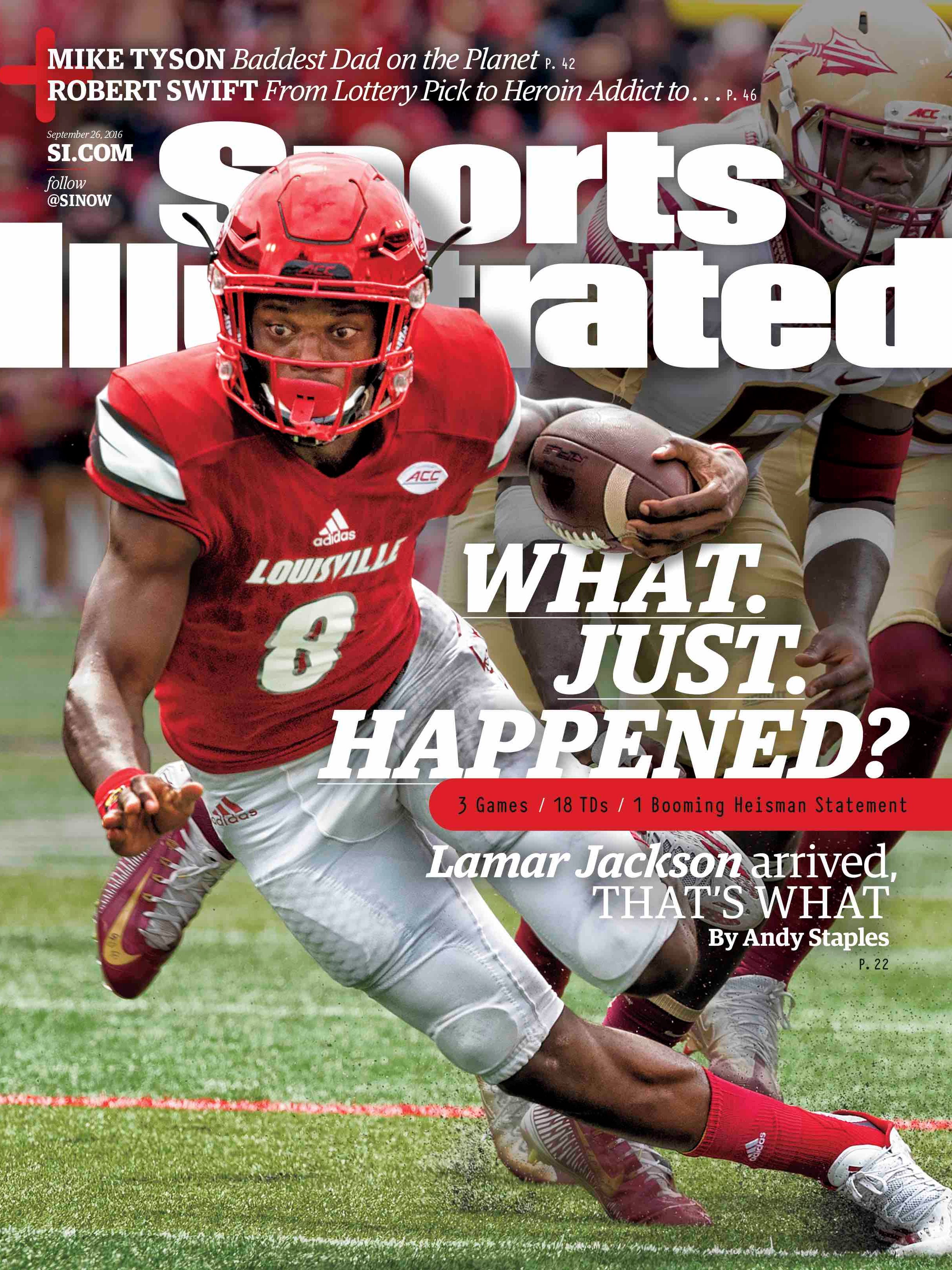 Louisville Football Quarterback Lamar Jackson To Be On Cover Of Sports Illustrated