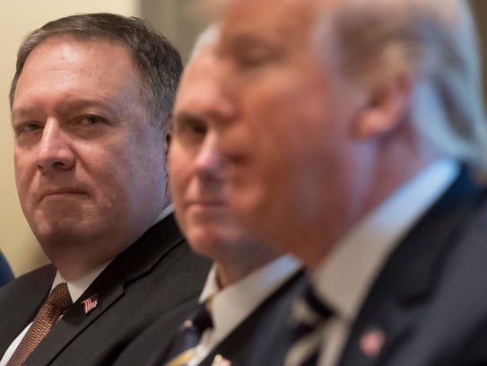 CIA Director and Secretary of State nominee Mike Pompeo