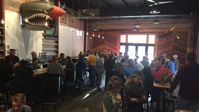 Flying Tiger Brewery opened its taproom on Friday.