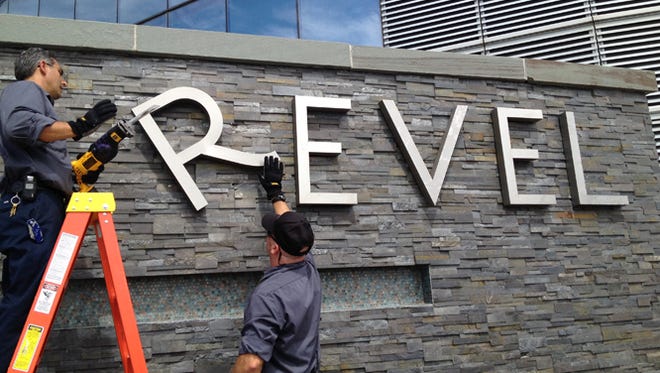 The 2-year-old Revel Casino Hotel closed Sept. 2 without ever turning a profit.  Associated Press fileAPThe collapse of the sale of the Revel Casino Hotel did not help the Atlantic City’s outlook, according to Moody’s. AP Revel Casino Hotel workers Joe Lucchetti of Turnersville (left) and Robert Fitting of Berlin remove  a sign on the Atlantic City casino as it closes in September. Associated Press fileRevel employees Joe Lucchetti of Turnersville (left) and Robert Fitting of Berlin remove letters from the casinoÃ¢Â?Â?s sign. Atlantic CityÃ¢Â?Â?s newest casino closed last week after three summers. APRevel Casino Hotel employees Joe Lucchetti of Turnersville (left) and Robert Fitting of Berlin remove letters from a sign on the Atlantic City casino Monday.  Revel, whose owners filed for bankruptcy, closed its hotel Monday, and the casino closed early today. Revel employees Joe Lucchetti, of Turnersville, N.J., left, and Robert Fitting, of Berlin, N.J. remove letters from a sign at Revel hotel-casino, Monday, Sept. 1, 2014, in Atlantic City, N.J. The hotel closed Monday and the casino will close on Tuesday. (AP Photo/The Press of Atlantic City, Michael Ein)