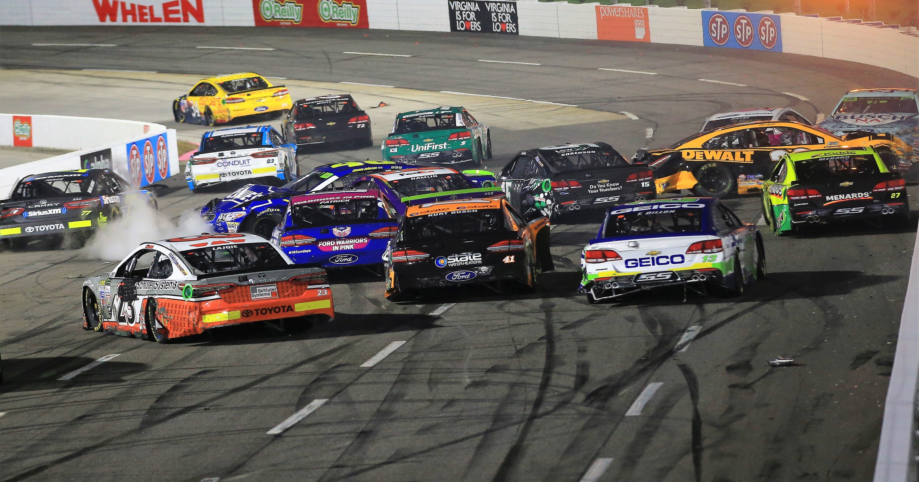 The only way to describe Sunday's NASCAR race